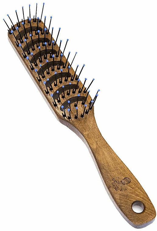 Деревянная щетка для волос - The Bluebeards Revenge Wooden Vent Brush — фото N1
