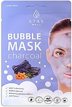 Парфумерія, косметика Маска для обличчя - Stay Well Deep Cleansing Bubble Charcoal
