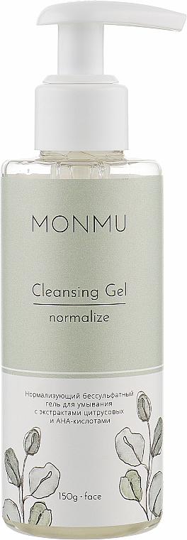 Гель для умывания "Нормализующий" - Monmu Cleansing Gel Normalize