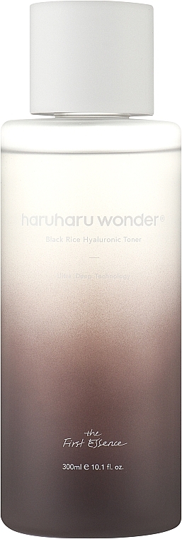 Гиалуроновый тоник с экстрактом черного риса - Haruharu Wonder Black Rice Hyaluronic Toner — фото N3