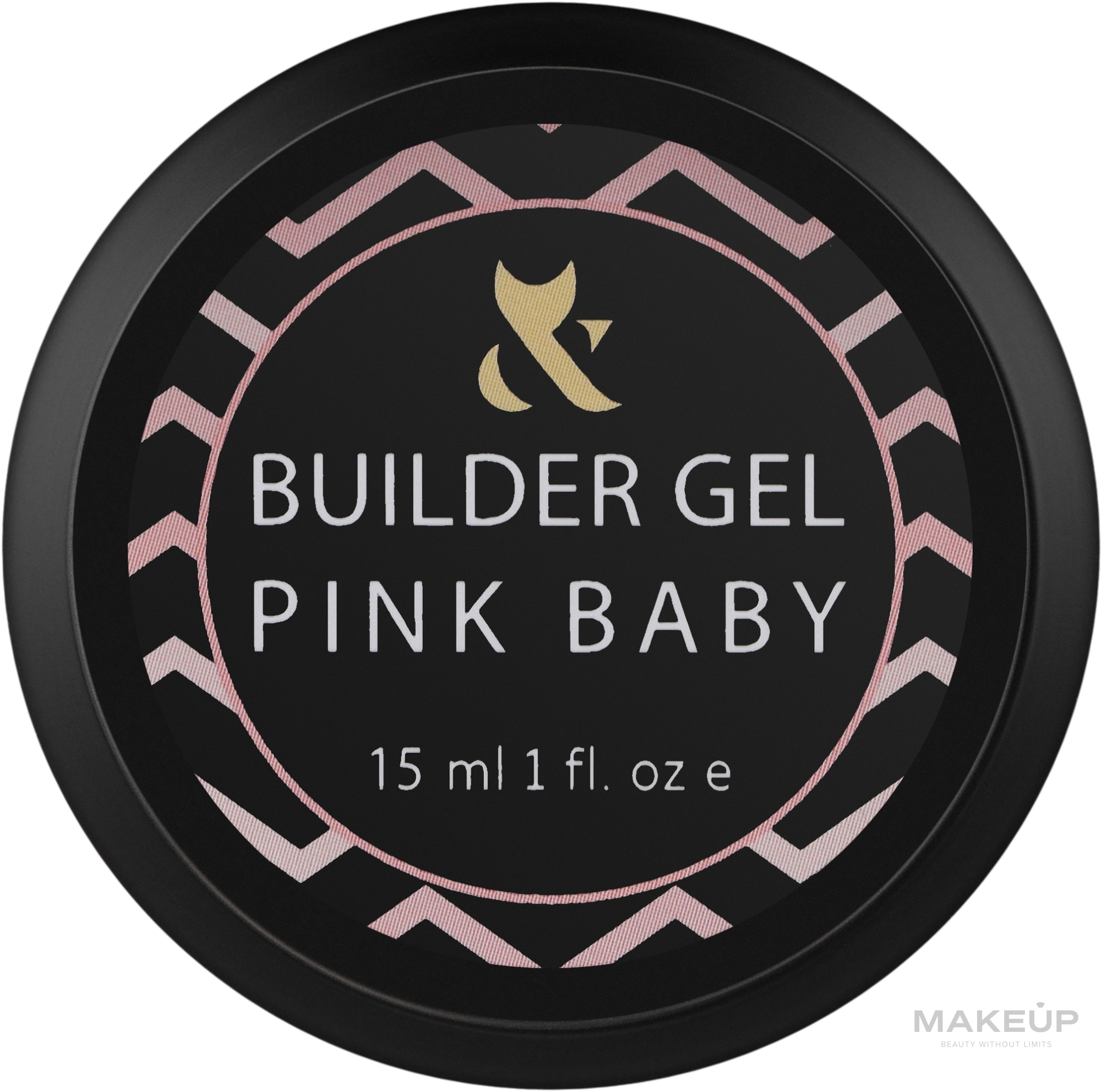 Моделирующий гель - F.O.X Builder Gel Pink Baby — фото 15ml