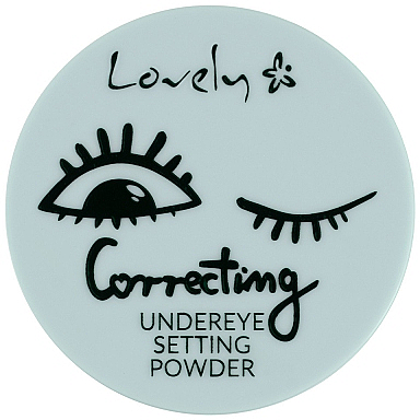Пудра під очі - Lovely Under Eye Correcting Setting Powder — фото N1