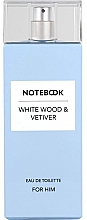 Notebook Fragrances White Wood & Vetiver - Туалетна вода — фото N1
