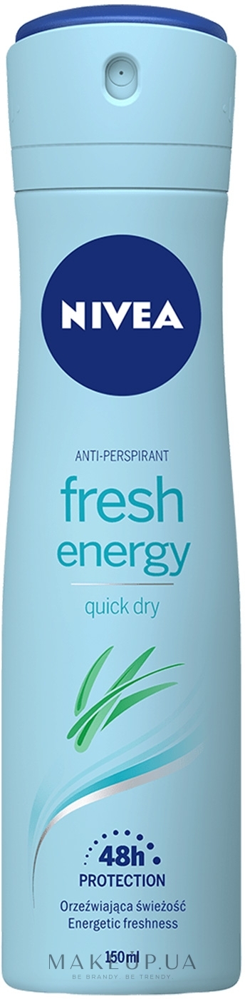 Дезодорант-антиперспірант спрей "Енергія свіжості" - NIVEA Energy Fresh Deodorant Spray — фото 150ml