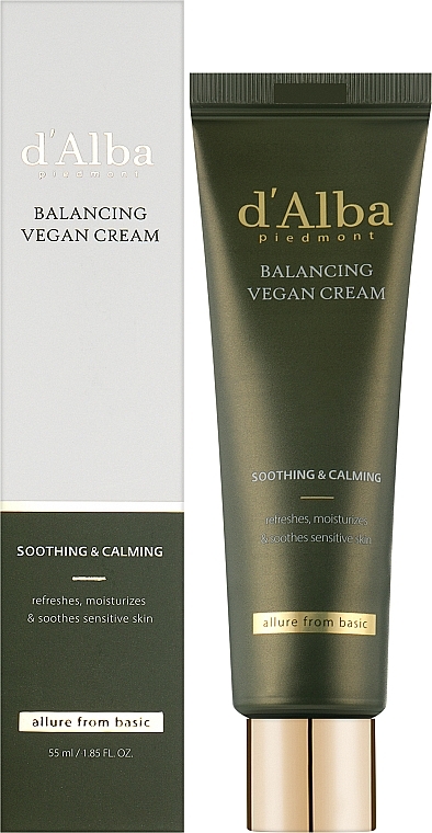 Балансирующий веганский крем - D'Alba Balancing Vegan Cream — фото N2