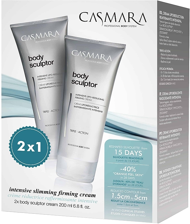 Набор - Casmara Body Sculptur (b/cr/2x200ml) — фото N1