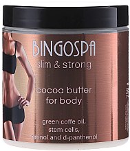 Какао-масло для тела из стволовых клеток, ретинола и Д-пантенола - BingoSpa Creamy Cocoa Butter Massage — фото N2