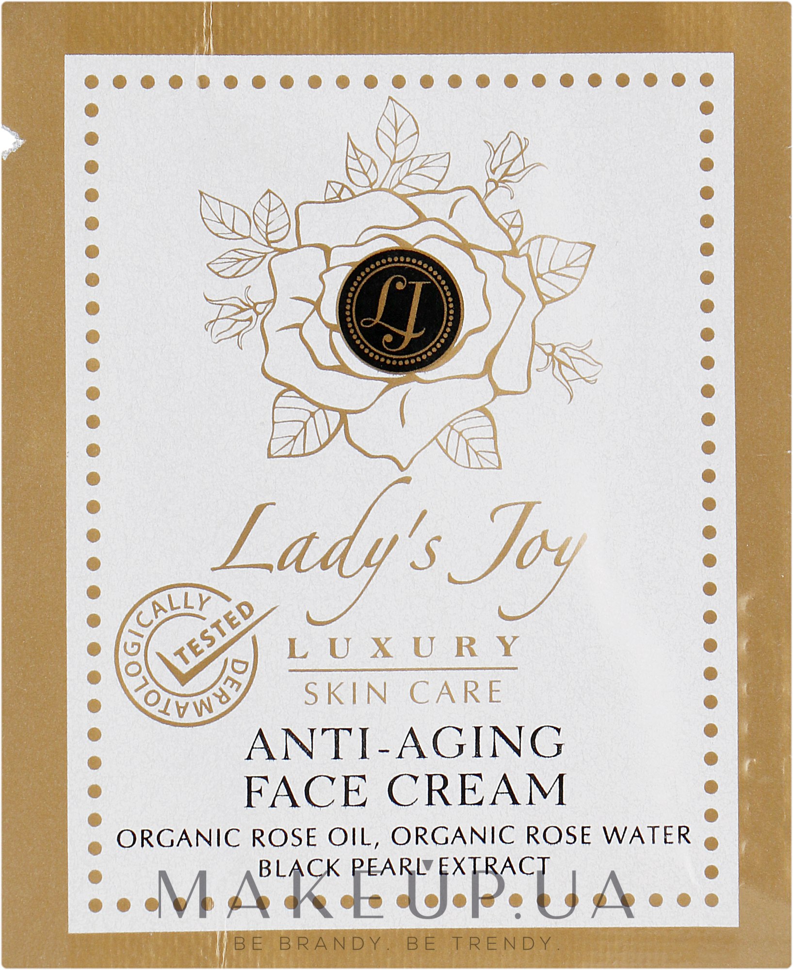 Крем для обличчя проти старіння - Bulgarska Rosa Lady’s Joy Luxury Anti-Aging Face Cream (пробник) — фото 2ml