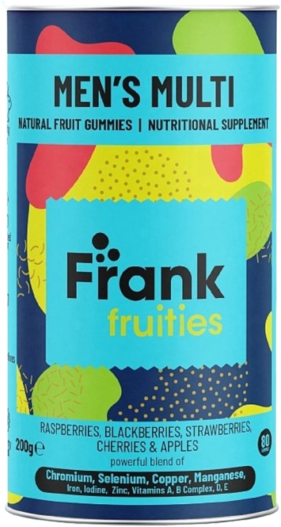 Пищевая добавка для мужчин - Frank Fruities Men's Multi Natural Fruit Gummies  — фото N1