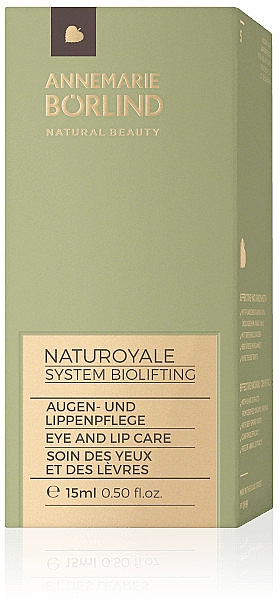 Крем для век и губ - Annemarie Borlind Naturoyale System Biolifting Eye and Lip Care — фото N2