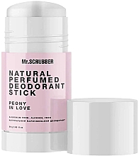 Натуральный парфюмированный дезодорант "Peony In Lov" - Mr.Scrubber Natural Perfumed Deodorant Stick — фото N1