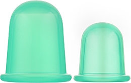 Набор антицеллюлитных банок, зеленый - Selfie Care (jar/2pcs) — фото N1