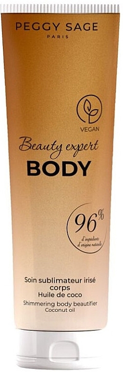 Мерехтливе кокосове масло для тіла - Peggy Sage Beauty Expert Body Shimmering Coconut oil — фото N1