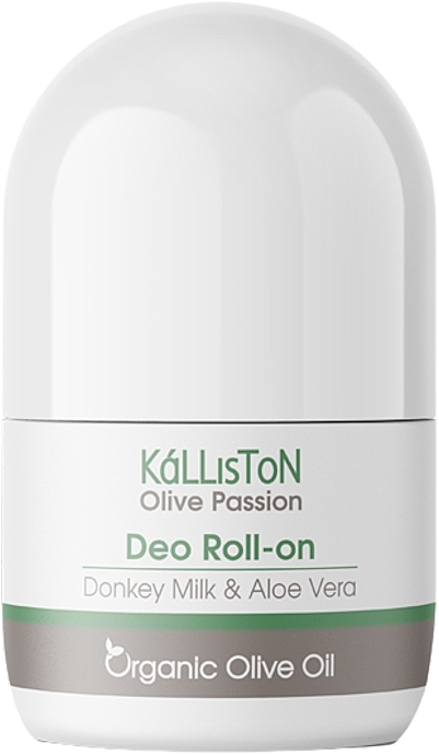 Дезодорант з ослячим молоком та алое вера - Kalliston Deo Roll-On Donkey Milk And Aloe Vera — фото N1