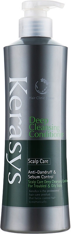 РОЗПРОДАЖ Кондиціонер для волосся "Лікування шкіри голови", освіжальний - KeraSys Hair Clinic System Conditioner *
