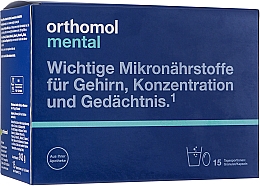 Парфумерія, косметика Вітаміни "Ментол-малина" гранули + капсули, 15 днів - Orthomol Mental