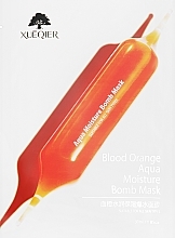 Маска для обличчя з екстрактом апельсина - Dizao Xueqier Blood Orange Aqua Moisture Bomb Mask — фото N1