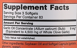 Капсулы "Чесночное масло", 1500 mg - Now Foods Garlic Oil — фото N4