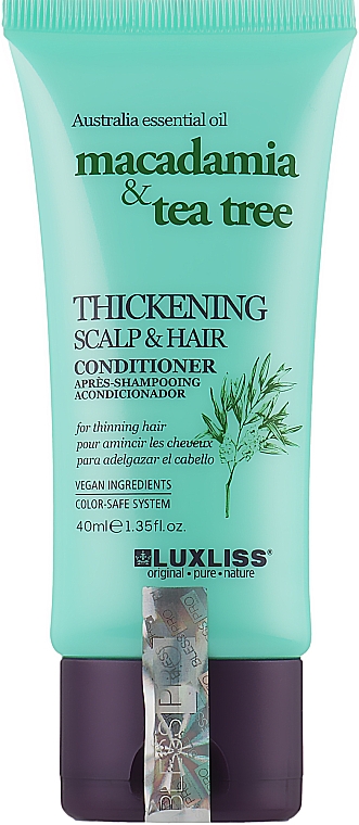 Кондиционер укрепляющий для волос - Luxliss Thickening Scalp & Hair Conditioner — фото N1
