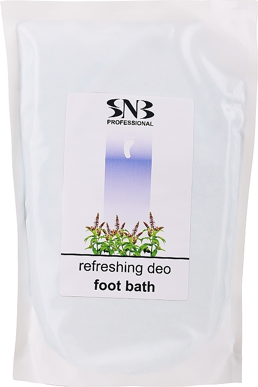 Освежающая дезодорирующая ванночка для ног на основе морской соли - SNB Professional Refreshing Deo Foot Bath — фото N1