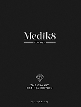Парфумерія, косметика Набір, 4 продукти - Medik8 The CSA Retinal Advanced Edition For Men