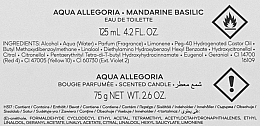 Guerlain Aqua Allegoria Mandarine Basilic - Набор (edt/125ml + candle/75ml) — фото N3