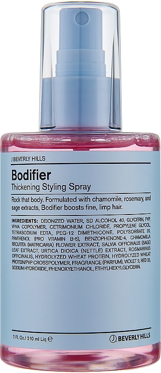 Спрей для увеличения объема волос - J Beverly Hills Bodifier Thickening Styling Spray — фото N1