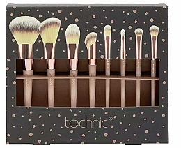 Набір пензлів для макіяжу, 8 шт. - Technic Cosmetics Makeup Brush Set — фото N1