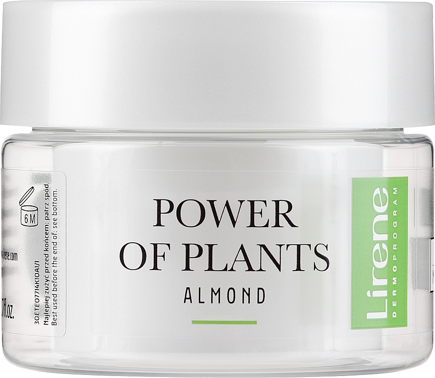 Живильний крем для обличчя - Lirene Power Of Plants Migdal Nourishing Cream