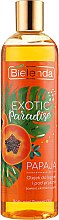 Парфумерія, косметика Олія для душу "Папайя" - Bielenda Exotic Paradise Bath & Shower Oil Papaja