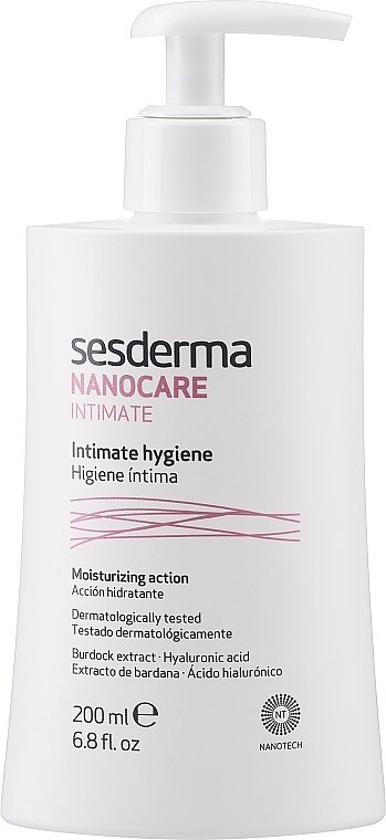 Гель для интимной гигиены - SesDerma Laboratories Nanocare Intimate Hygiene Gel