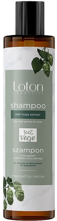Шампунь для волосся з екстрактом хмелю - Loton Shampoo — фото N1