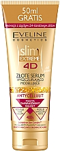 Парфумерія, косметика Золота антицелюлітна сиворотка для схуднення та моделювання - Eveline Cosmetics Slim Extreme 4D Gold Serum Slimming And Shaping