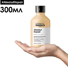 Шампунь для интенсивного восстановления поврежденных волос - L'Oreal Professionnel Serie Expert Absolut Repair Gold Quinoa + Protein Shampoo — фото N2