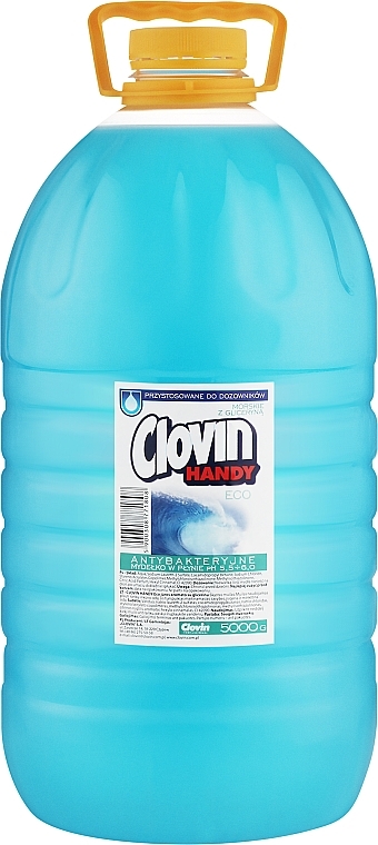 Мыло жидкое "Морское" - Clovin Clovin Handy Ocean Fresh Antibacterial Liquid Soap — фото N4