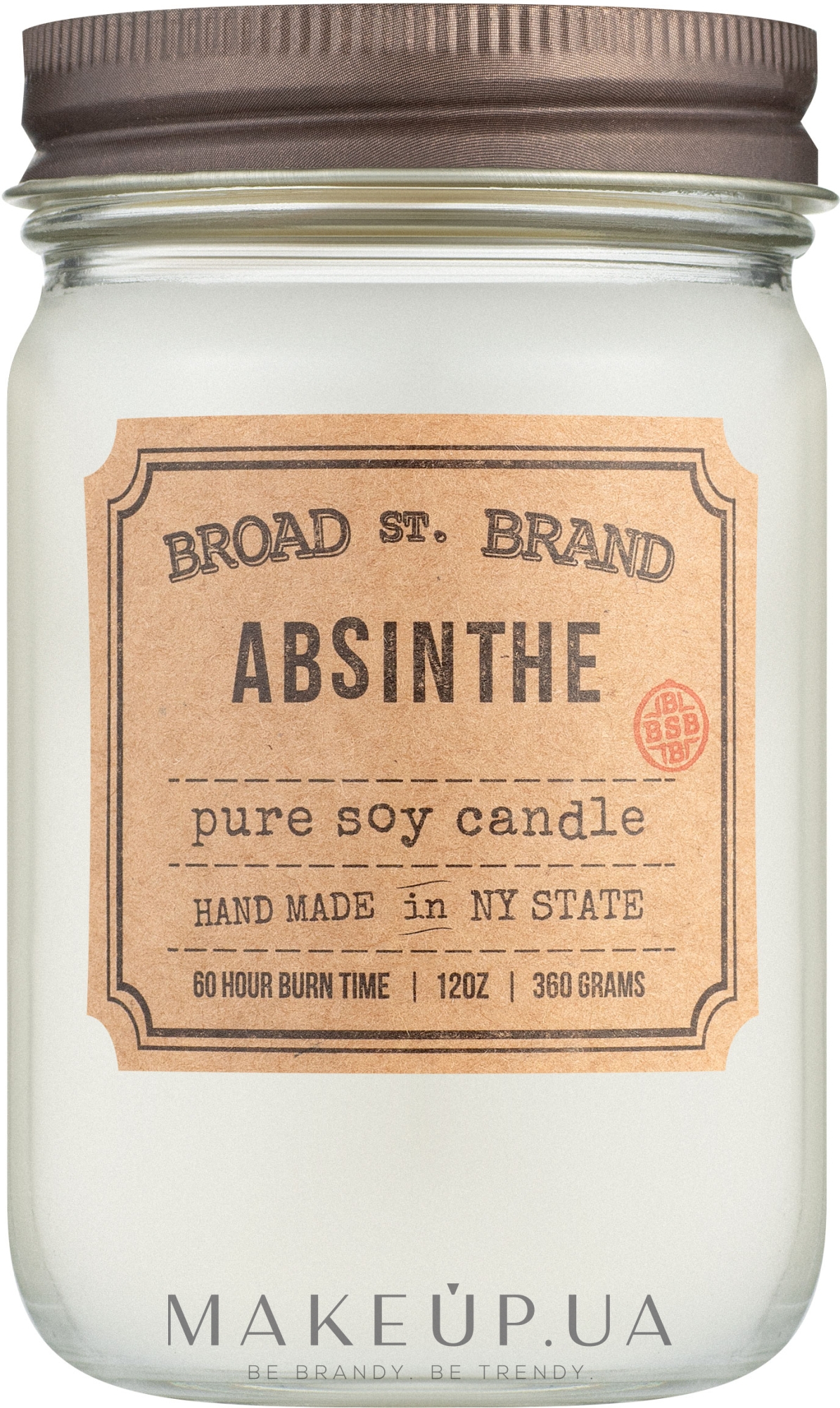 Kobo Broad St. Brand Absinthe - Ароматична свічка — фото 360g