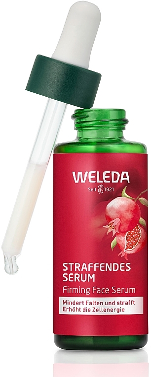 Сироватка-ліфтинг для обличчя "Гранат та пептиди Маки перуанської" - Weleda Pomegranate & Poppy Peptide Firming Serum — фото N3