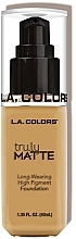 Жидкая тональная основа - L.A. Colors Truly Matte Foundation  — фото N1