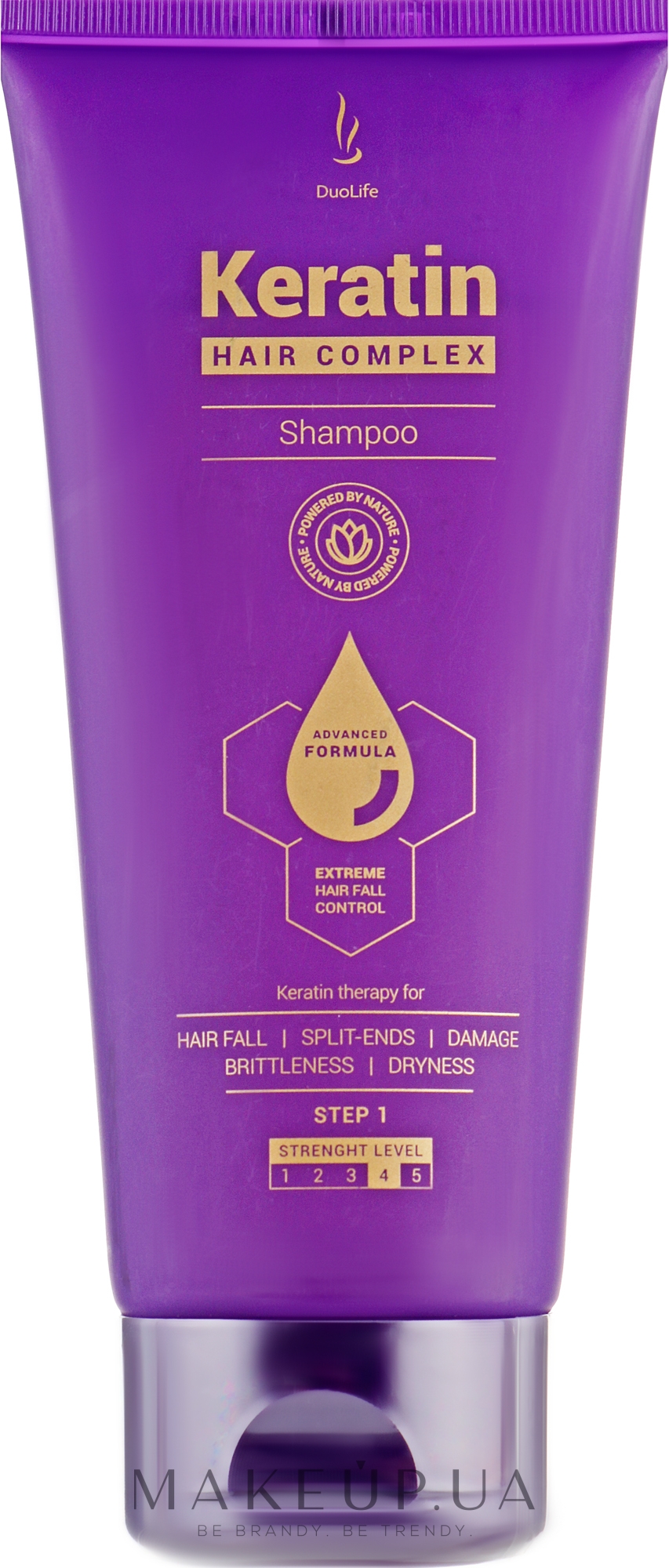 Шампунь с кератином - DuoLife Keratin Hair Complex Advanced Formula Shampoo  — фото 200ml