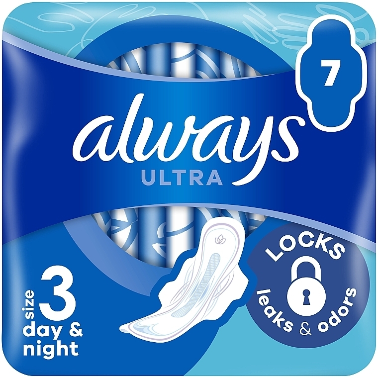 Гигиенические прокладки, 7 шт. - Always Ultra Night Instant Dry Protection — фото N1