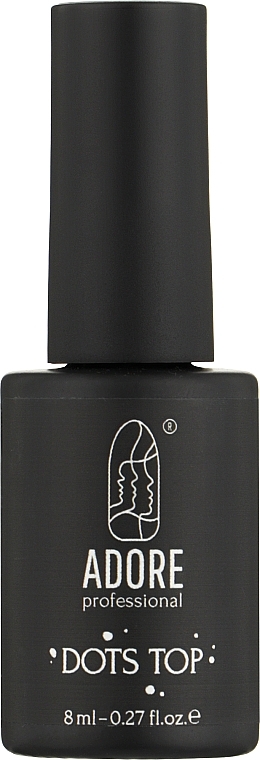 Матовый топ для гель-лака с крошкой - Adore Professional Dots Top Matte — фото N1