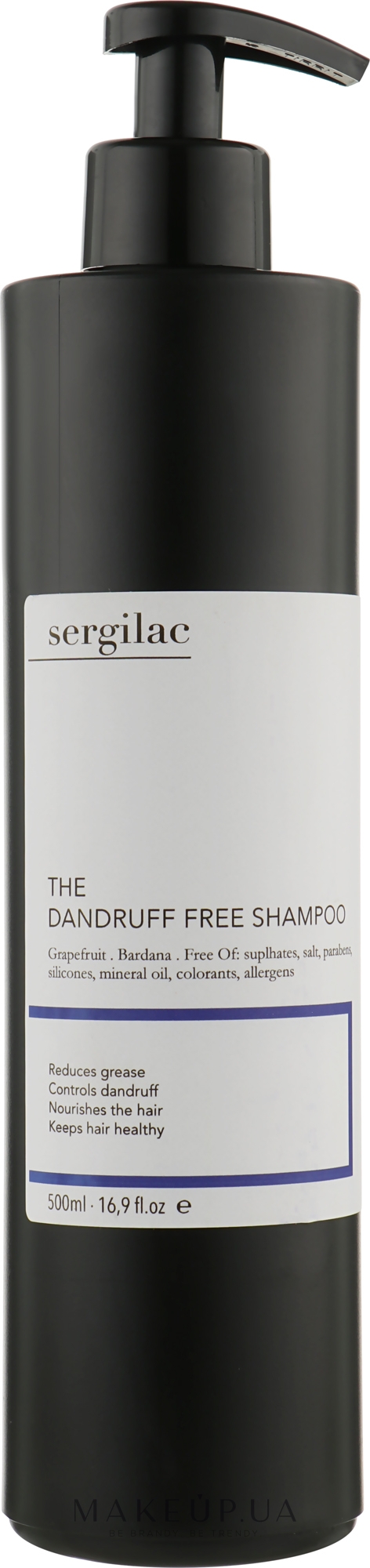 Шампунь проти лупи - Sergilac The Dandruff Free Shampoo — фото 500ml