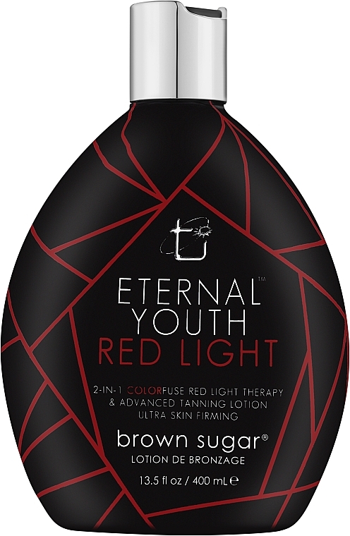 Антивіковий крем для засмаги в солярії, з бронзантами - Brown Sugar Eternal Youth Red Light Tanning Lotion — фото N1