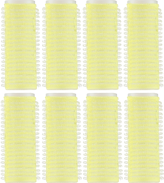 Бігуді-липучки для волосся, WR-24, 24 мм, жовті - Deni Carte — фото N1