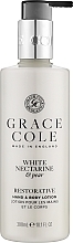 Смягчающий лосьон для рук - Grace Cole White Nectarine & Pear Hand Lotion — фото N1