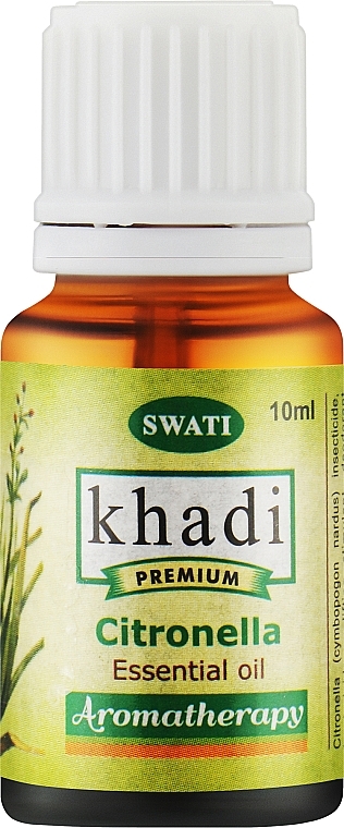 Ефірна олія "Цитронелла" - Khadi Swati Premium Essential Oil — фото N1