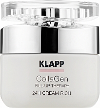 Парфумерія, косметика Живильний крем для обличчя - Klapp CollaGen Fill-Up Therapy 24h Cream