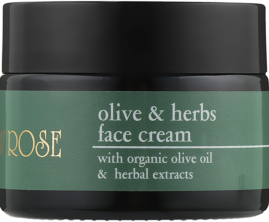 Крем для лица с оливковым маслом - Yellow Rose Olive & Herbs Face Cream — фото N1