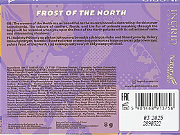 Палетка теней для век - Ingrid Cosmetics Natural Essence Frost Of The North Eyeshadow Palette — фото N3