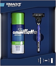 Парфумерія, косметика Набір - Gillette Mach3 (razor + sh/foam/100ml)